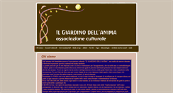 Desktop Screenshot of ilgiardinodellanima.org